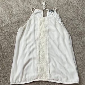 Express Lace Tank Top w/ Tie Detail in Back